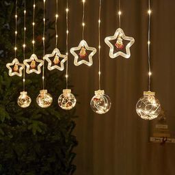 XERGY White Steady Star Rice 100 LED Lights-44