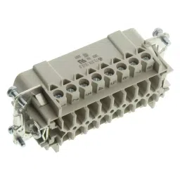 WIELAND ELECTRIC RECTANGULAR INSERT, PLUG, 16+PE POSITION, 2ROW, SCREW, 70.310.1640.0-picture-2