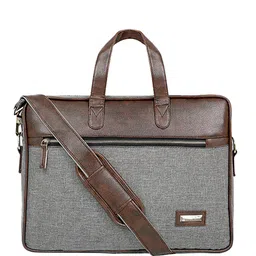ZIPLINE Unisex Brown Laptop Bag-picture-7