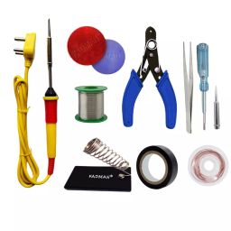 Fadman 10 In 1 Electronic Solution Intermediate Flat 20 mm Tip Copper & Iron 25 W Full Yellow & Red-17