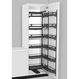 Olive Prime 385x510x1820 mm 6 Layer Tandem Pantry Unit Grey-image-3