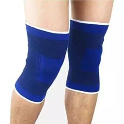 Generic Ankle, Palm, Knee Hand Support 15-40 cm Length Cotton, Nylon & Spandex Blue for Exersize or Sport Knee-1 (Pack of 4 Pair)-6