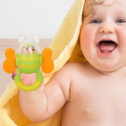 Baby Moo Butterfly Rattle Teether - Multicolour-13