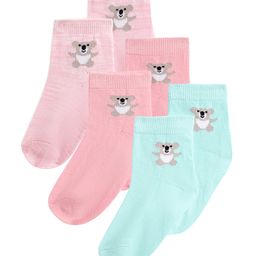 Mi Arcus Pack Of 3 Pair Bear Design Socks -Multi Colour-image-79