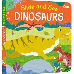 Slide And See Dinosaurs Board Book - English-19