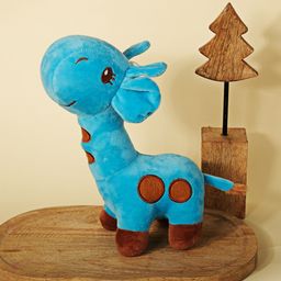 DukieKooky Kids Blue Giraffe Soft Toy 28 cm-image-82