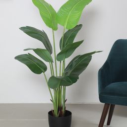 ARICK DECOR 5.Ft Artificial Banana Plants for Indoor & Outdoor with Pot for (150 cm Tall, Multicolor)-27
