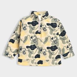 Mi Arcus Knit Peanuts Featuring Full Sleeves Snoopy Designed Sweatshirt - Multi Colour-picture-36