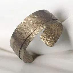 Niska Brass Gold-Plated Cuff Bracelet-23