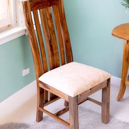 Ikiriya Beige Wooded Dining Chair-image-15