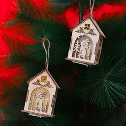 TAYHAA Set Of 2 Brown Whimsical Home Harmony Tags image 1