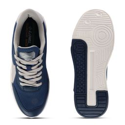 JQR Men Mesh Running Lace-Up Non-Marking Air Cooled Memory Foam Shoes image 3