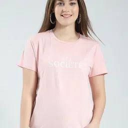 Monte Carlo Women Typography Printed T-shirt-image-45