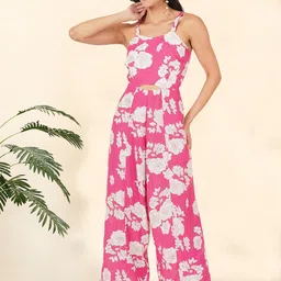 angloindu Printed Basic Jumpsuit-10
