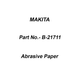 Makita Abrasive Paper Delta White Size 240, Part No B-21711 (Pack of 10 Pcs)-23