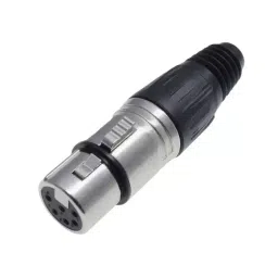 RS PRO Female Nickel Contact Plating Straight Cable Mount XLR Connector 6 Way, 2085181-image-37