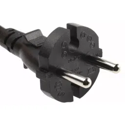 RS PRO Power Cord IEC C17 Socket to CEE 7/17 Plug 2.5 m, 6266745-17