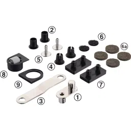 Hafele Table Top Swivel Fitting 1300x500 mm, 646.31.004-33