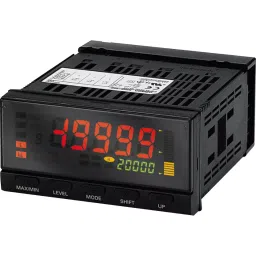 Omron Panel Mounting Voltage/Current Panel Meter AC Current 5-Digit Display, K3HB-XAA-L1AT11-AC/DC24-85