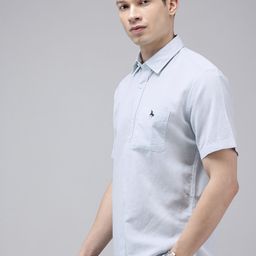 Van Heusen Cotton Linen Slim Fit Casual Shirt-picture-10