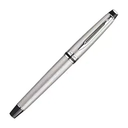Waterman Expert Blue Fountain Pen Medium Chrome Trim Silver Body Color, 9000017147-image-56