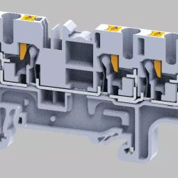 Connectwell 1000V 2.5 sq.mm Yellow Feed Through Push in Terminal Block CP2.5/3Y-image-9