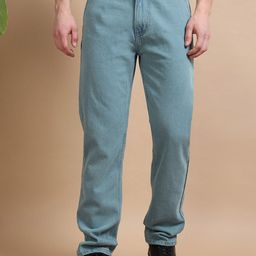 Mast & Harbour Men Comfort Relaxed Fit Light Fade Jeans-picture-13