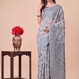 Astita Woven Design Zari Banarasi Saree-image-27