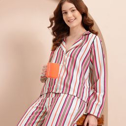 Mast & Harbour Multistriped Pyjama Set-image-3