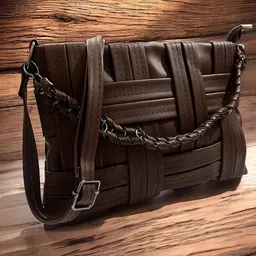 SKORPIO Textured PU Structured Handheld Bag with Tasselled image 2