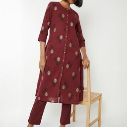 max Floral Printed Kurta With Trouser-picture-9