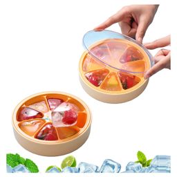FunBlast Orange Shape Silicone Ice Box - Multicolor-14