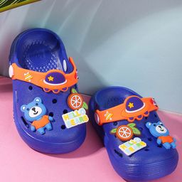 PASSION PETALS Hello Bear Detailed Clogs - Blue-picture-11