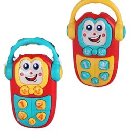 YAMAMA Funny Cattle Baby Phone Toys For Babies And Kid Fun Entertainment Early Learning Engaging Musical Toys For Kids (Pack of 2 Color May Vary)-15