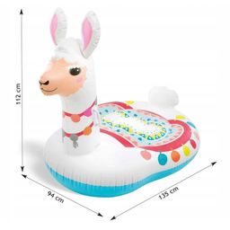 Intex Inflatable Cute Lama Ride-On Float With Handle Intex Swimming Pool Ride-On Float Intex Pool Float  Multicolor image 3