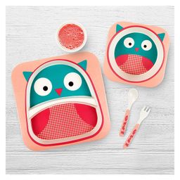 FunBlast Bamboo Fiber Tableware Feeding Set - Set of 5 image 4