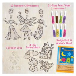 imagimake Imagi Make Window Art Princess DIY Kit -Multicolor image 4