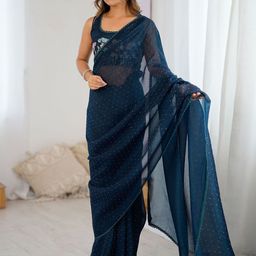 Anouk Embellished Beads and Stones Saree-image-89