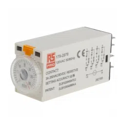 RS PRO Single Function Timer Relay Plug In Mount 110 V AC 4PDT Model No. 1792976-94
