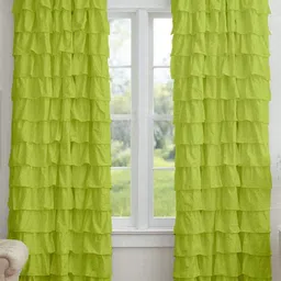 Dekor World Multicoloured Set of 2 Sheer Door Curtain-28