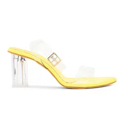 JM Looks Open Toe Block Heels image 2