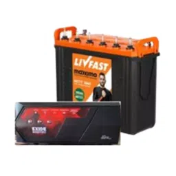 Livfast 150 AH Maxximo MXTT 1860+ Exide Magic 825 Tall Tubular Inverter Battery-image-3