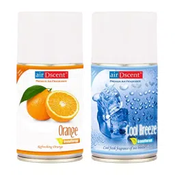 AirDscent 250 ml Each Cool Breeze & Orange Spray Air Freshener Refill (Pack of 2)-29