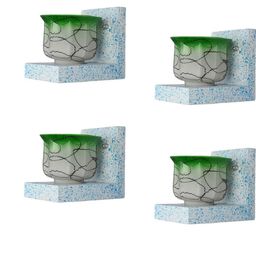 SOMIL Green Glass Cylinder Printed Wall Lamps-image-79