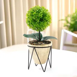 UMAI Green 1 Pieces Bonsai Artificial Plant With Pot-4