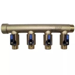WATTS Brass Pipe Fitting Straight CompressionManifold Male 3/4in to Male 1/2in, 3636-image-13