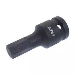 JTC 12.7 mm (1/2 Inch) Drive Impact Star Socket T55 Size x 60 mm Length x 25 mm Dia, JTC 446055-10
