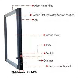 Sukhad Double Film X-Ray View Box with Sensor & Dimmer Size 25 mm for Brightness Adjustment, SB-4005 image 4