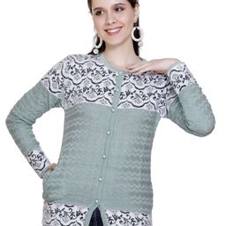 Chatanya Women Self Design Cardigan-image-70