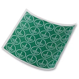 MULTICOMP PRO Pre Printed Labels LABEL, EARTH, 19X19MM, PK100, 7827354 (Pack of 100)-15
